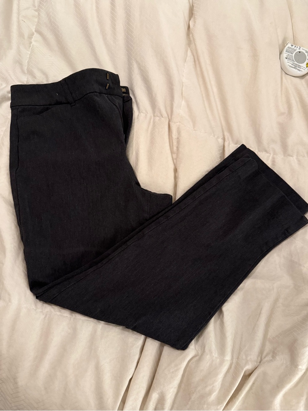 Old Navy Charcoal High-Rise Pixie Pants